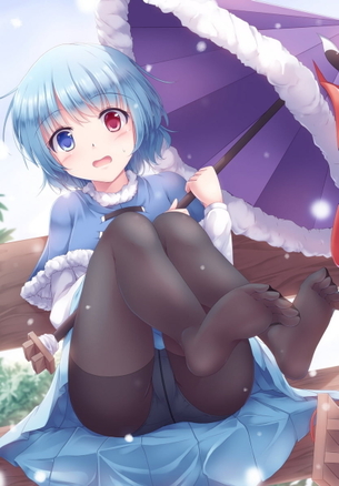 【非・微エロ】タイツ越しうっすらパンチラ画像まとめ その４