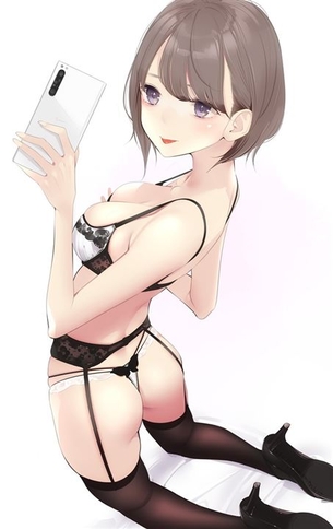 【痴漢】電車で声を出せずに痴漢にあってる女の子の二次元エロ画像＆イラスト Part08