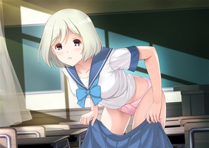 【着替え】着替えてる途中の女の子の二次元エロ画像＆イラスト Part23