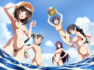 海だ裸だ！ヌーディストビーチの二次エロ画像