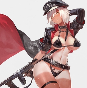 日焼け姿がエッロイ美少女の二次エロ画像2