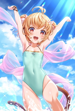 【非・微エロ】暑さを紛らわす水着美少女画像まとめ