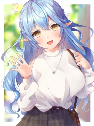 【非・微エロ】水曜日の青髪美少女画像まとめ　その１０４