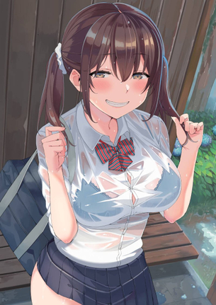 メチャ濡れ透けてる二次エロ画像