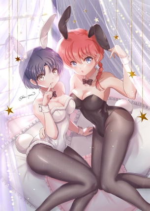 【二次】バニーガール衣装と黒タイツの相性は素晴らしいと思える画像