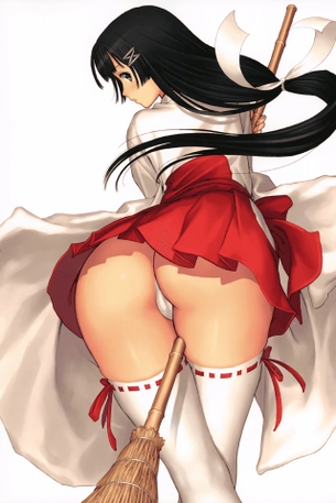 【二次元】可愛い巫女さんのエロ画像 Part.7 50枚