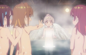 アニメ『お兄ちゃんはおしまい！』12話で女の子たちと温泉に入ってえっちな全裸丸見え！