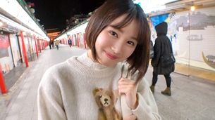【AV画像】ナンパされた岡山訛りの可愛い童顔女子大生 幾田まち 26枚