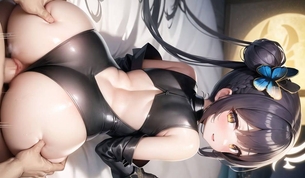 【バックでぱこぱこ】後背位でハメハメしてる二次エロ画像【50枚】 part.73