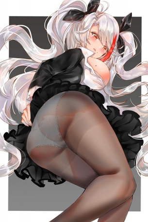 【黒スト】暑くなってきたので薄手のパンストが涼しげな女の子の画像