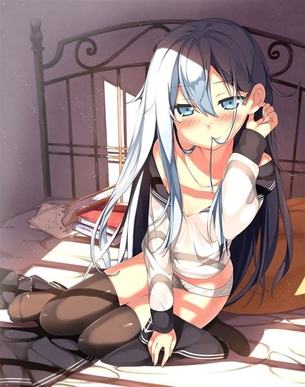 【半脱ぎ】着たままエッチしちゃう女の子の二次元エロ画像＆イラスト Part45