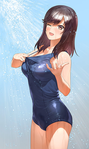 【画像】スクール水着特有の質感がたまらんよなwwwwwwwwwww