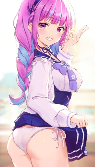 【非・微エロ】日曜日の紫髪美少女画像まとめ　その７０