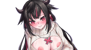 [VTuber(にじさんじ)]闇夜乃モルル(やみよのもるる) 抜けるエロ画像＆イラスト 85枚まとめ