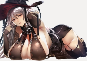 【二次元】押し付けられた変形おっぱいのエロ画像 Part.1 50枚