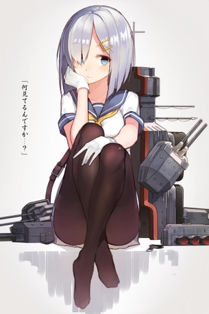 【艦これ】黒タイツの浜風ちゃんを愛でる為の微エロ画像【黒スト】