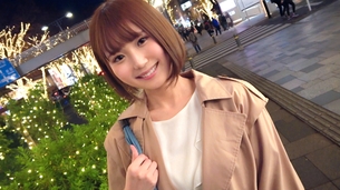 【AV画像】春乃真奈美 仕事帰りにナンパされる茶髪ショートカットの美人アパレル店員 26枚