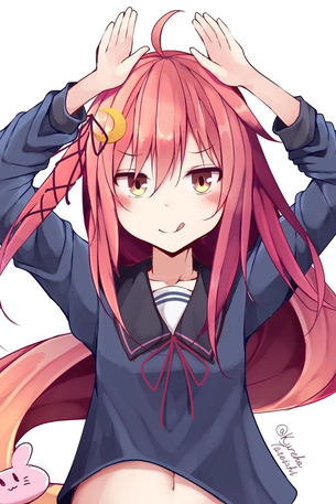艦隊これくしょんの卯月たん・・・貧乳で可愛くて秘書官にしたい貧乳少女の二次元エロ画像！