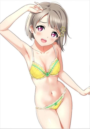 [ラブライブ!][エロ画像]中須かすみの湿った脇(ワキ)を匂ったよ～♪