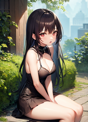【画像】AIで女の子の画像にレスされた要素を全部追加していく