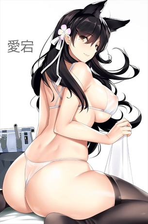 【アズールレーン】愛宕のがっつりむしゃぶりつきたいおっぱいエロ画像で即抜き！