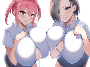 【ズリ穴】パイズリホールがあるドスケベ衣装を着た女の子の厳選二次エロ画像 その8