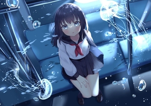 【非・微エロ】月曜日の黒髪美少女画像まとめ　その１５３