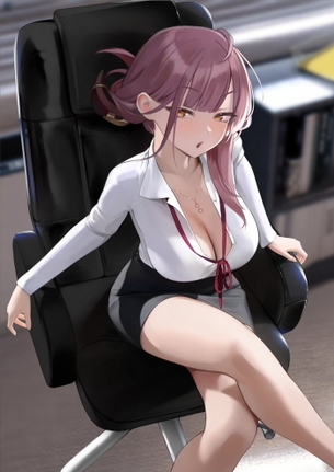 【画像】目の保養、かわいい年上のお姉さんの着衣巨乳イラスト集