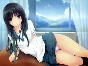 制服姿の女の子の二次エロ画像まとめ！昔に戻りたいｗ