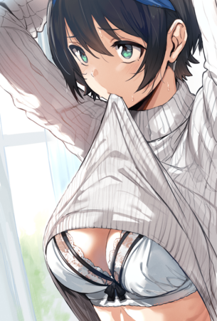 【画像】下着がエロすぎる、二次元のかわいい女の子のイラスト集