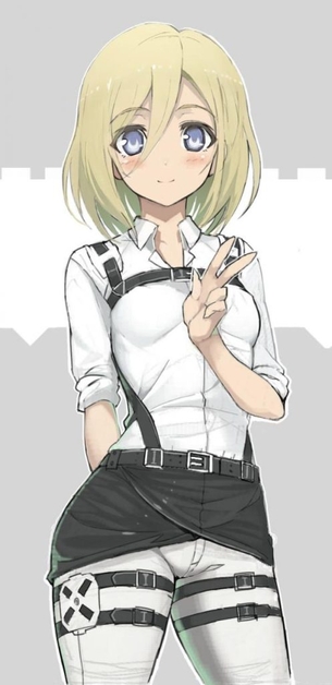 【進撃の巨人】クリスタのえっちでかわいい二次エロ画像