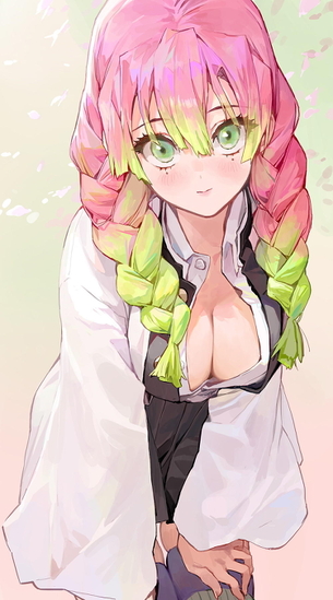 【画像】乳柱　甘露寺蜜璃のエロ画像【鬼滅の刃】