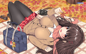 黒パンストが似合う女の子の二次エロ画像まとめ！綺麗な脚やなｗ