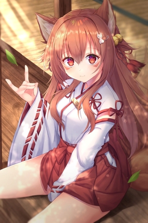 【非・微エロ】穢れた心が清められていく巫女さん虹画像まとめ　その８