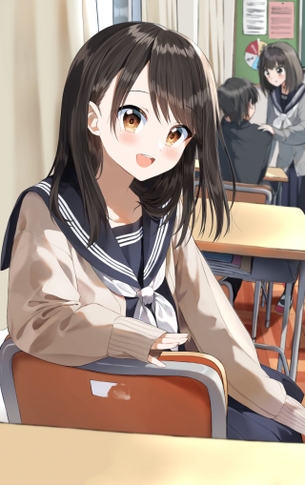 【二次】黒髪女子画像　その４８