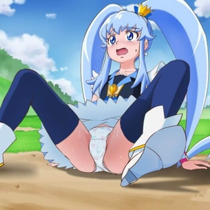 [プリキュア][エロ画像]キュアプリンセスをパンチラに誘導したよ～♪