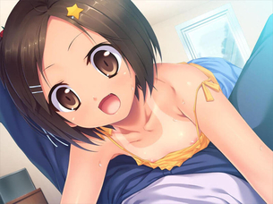 家庭内胸チラがノーガードな二次元エロ画像