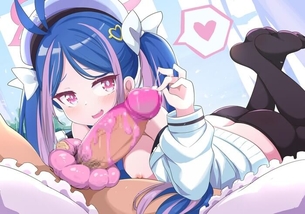 [ブルアカ][エロ画像]合歓垣フブキにチ●コにドーナツを巻いてもらったよ♪