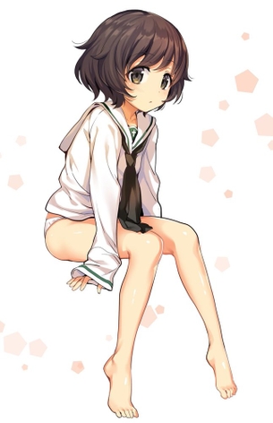 【37枚】裸足の女の子の二次画像