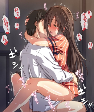 愛のあるSEX、だいしゅきホールドをしてる美少女の激エロ画像