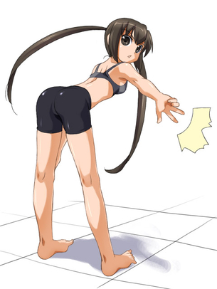 【虹画像】黒スパッツを履いた女の子達の画像集 part31