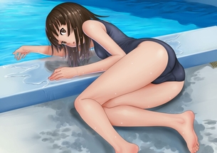 【虹画像】スク水や競泳水着の女の子の画像集 part24