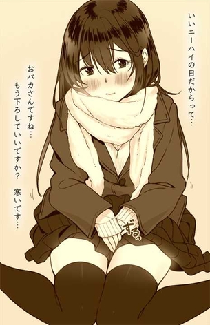 【ニーソ】ぴちぴちのニーソが似合う女の子の二次元エロ画像＆イラスト Part14