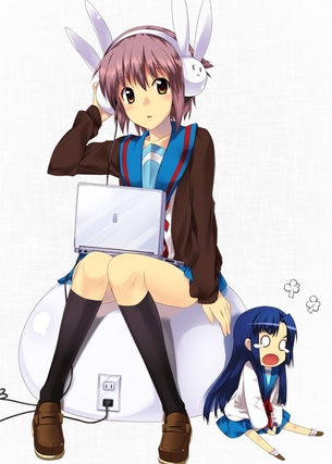 【虹画像】涼宮ハルヒの憂鬱の脚フェチ用画像集 part4