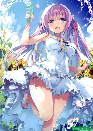 【非・微エロ】日曜日の紫髪美少女画像まとめ　その１６２