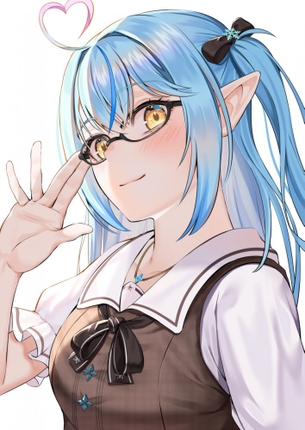 【画像】エッチな顔の女の子、眼鏡をかけてさらに可愛くなる