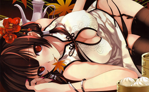 チャイナドレス姿の女の子の二次エロ画像まとめ！ノーブラだよねｗ