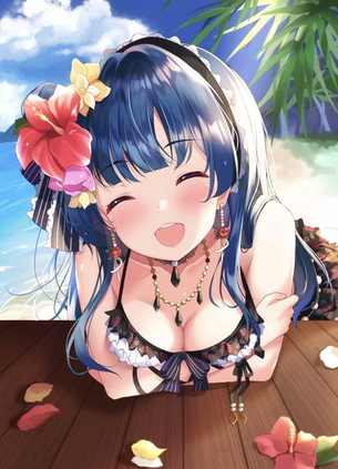 【非・微エロ】水曜日の青髪美少女画像まとめ　その１６１