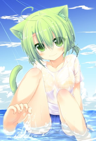 【非・微エロ】木曜日の緑髪美少女画像まとめ　その１６１