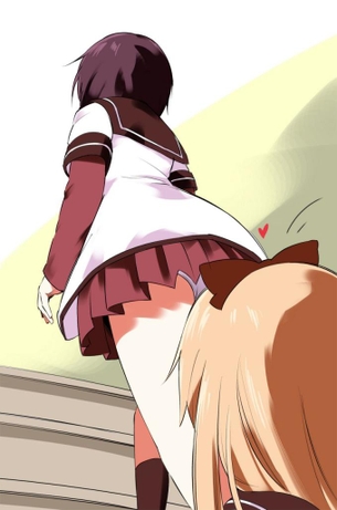 快楽に堕ちそうになってるアヘ顔の船見結衣抜けるエロ画像！【ゆるゆり】